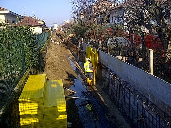 MURO DI SOSTEGNO CAVO QUINTO (PAVIA)